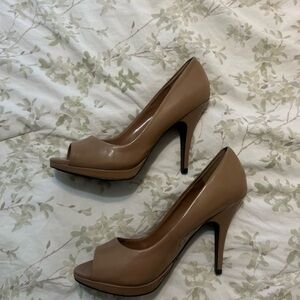 Aldo Tan Stiletto Heels with Platform Sole